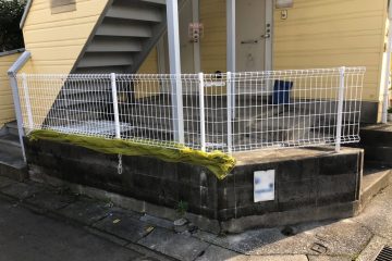 横浜市南区<br />フェンス交換工事
